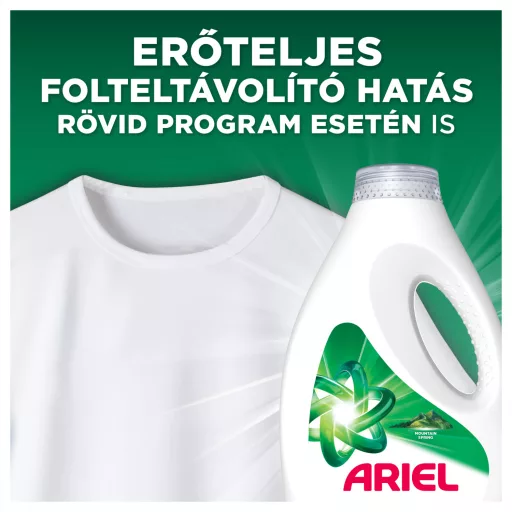 Ariel Mountain Spring Universal Folyékony Mosószer, 4.05 l, 90 Mosáshoz