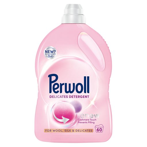 Perwoll Renew Wool finommosószer gyapjú és kímélő mosást igénylő ruhákhoz 60 mosás 3 l