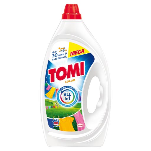 Tomi Color folyékony mosószer színes ruhákhoz 88 mosás 3,96 l