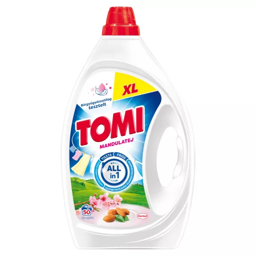 Tomi Color Mandulatej mosógél 50 mosás, 2,25 l