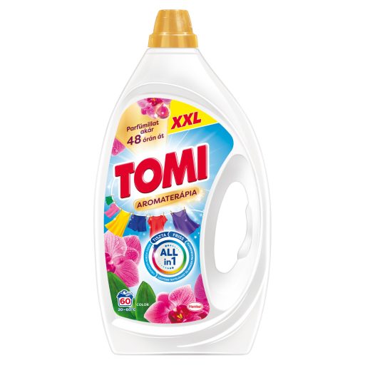 Tomi Aromaterápia Orchidea folyékony mosószer színes ruhákhoz 60 mosás 2,7 l