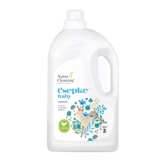 Natur Cleaning mosógél 4L Csepke baby illat és allergénmentes