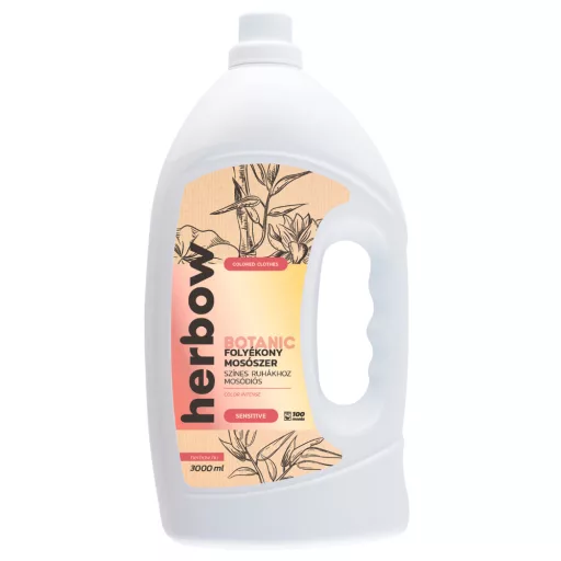Herbow Botanic mosógél 3l Color Intense színes ruhákhoz 100 mosás