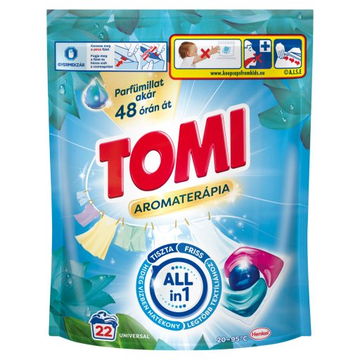 Tomi Aromaterápia Lótusz Power mosószer kapszula 22 mosás 264 g