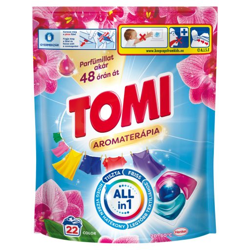 Tomi Aromaterápia Orchidea Color Power mosószer kapszula 22 mosás 264 g
