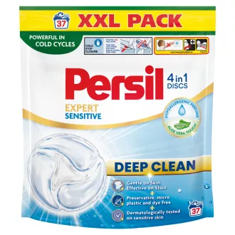   Persil Expert Sensitive előre adagolt mosószer fehér és világos ruhadarabokhoz 37 mosás 610,5 g