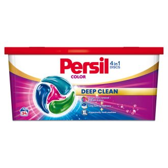   Persil Discs Color mosószer koncentrátum gépi mosáshoz színes ruhadarabokhoz 34 mosás 561 g