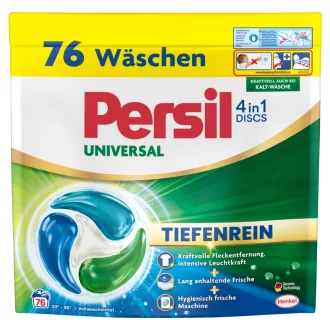   Persil Discs Universal mosószer koncentrátum fehér és világos ruhadarabokhoz 76 mosás 1,254 kg