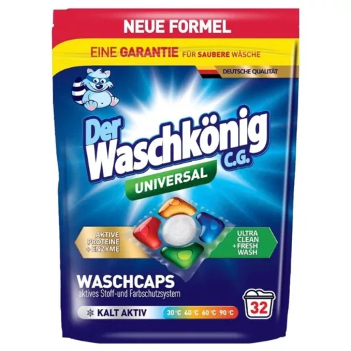 Der Waschkönig C.G. mosókapszula 32db universal
