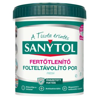   Sanytol fertőtlenítő folteltávolító por színes és fehér ruhákhoz 450 g