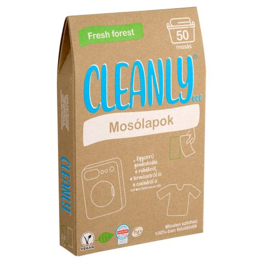 Cleanly Eco mosólap 110g 50 mosás friss erdő illat