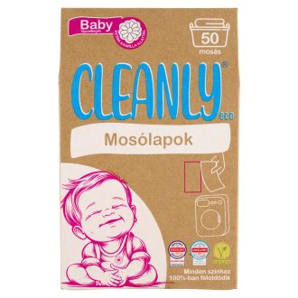   Cleanly Eco Baby mosólapok extra kamilla illattal 50 mosás 87,5 g