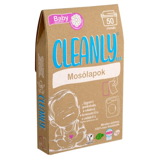 Cleanly Eco mosólapok extra kamilla illattal 50 mosás