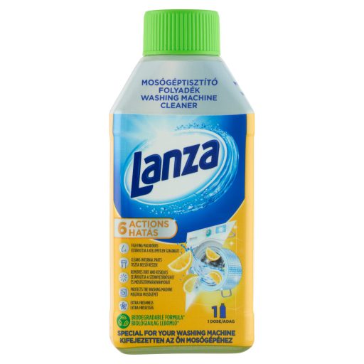 Lanza Citromos Frissesség mosógéptisztító folyadék 250 ml
