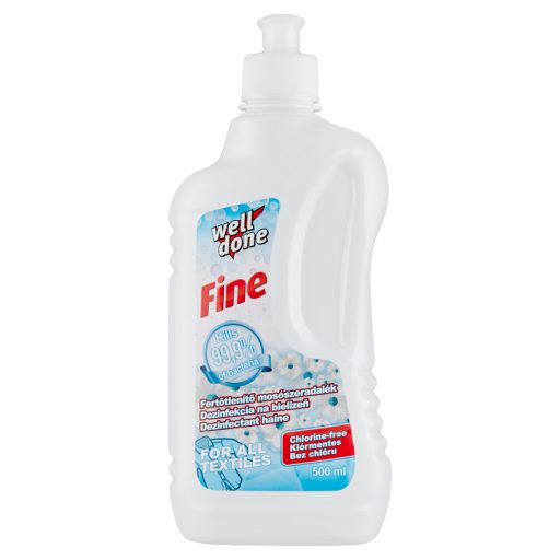 Well Done Fine klórmentes fertőtlenítő mosószeradalék 500 ml