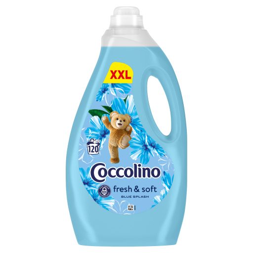 Coccolino Fresh & Soft Blue Splash öblítőkoncentrátum 120 mosás 3000 ml