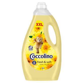   Coccolino Fresh & Soft Happy Yellow öblítőkoncentrátum 120 mosás 3000 ml