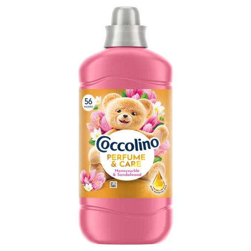 Coccolino Perfume & Care Honeysuckle & Sandalwood öblítőkoncentrátum 56 mosás 1288 ml