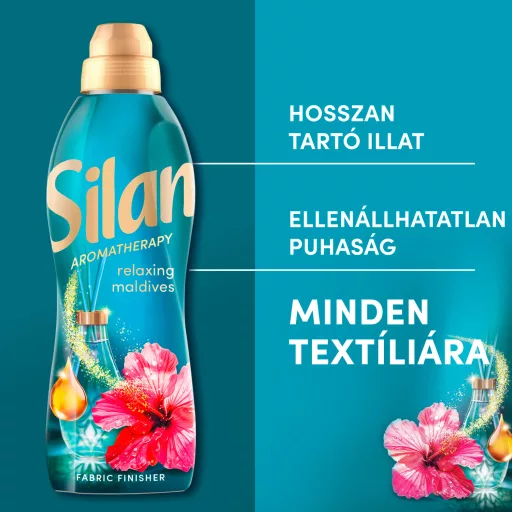 Silan Aromatherapy Relaxing Maldives textilöblítő koncentrátum 50 mosás 1100 ml