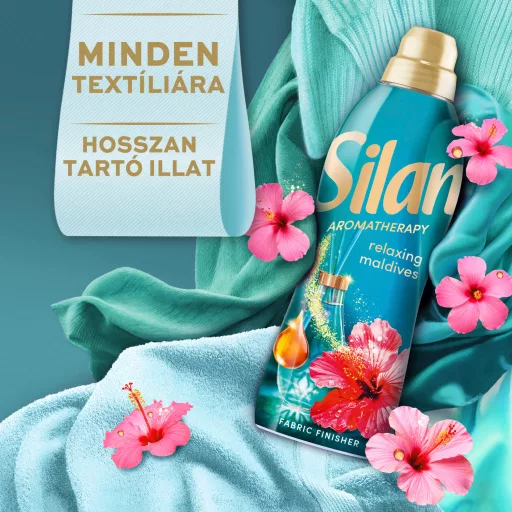 Silan Aromatherapy Relaxing Maldives textilöblítő koncentrátum 50 mosás 1100 ml