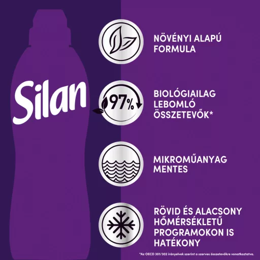Silan Aromatherapy Dreamy Lotus textilöblítő koncentrátum 62 mosás 1364 ml