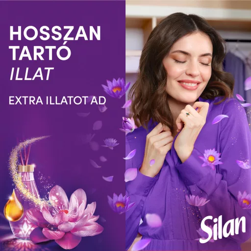 Silan Aromatherapy Dreamy Lotus textilöblítő koncentrátum 62 mosás 1364 ml