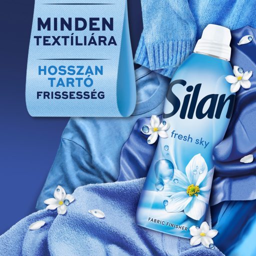Silan Fresh Sky textilöblítő koncentrátum 76 mosás 1672 ml