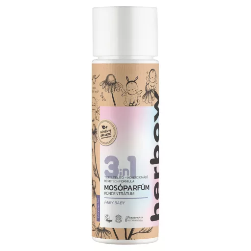 Herbow 3in1 öblítő és kond. mosóparfüm konc. 200ml tündér baba 40 mosás