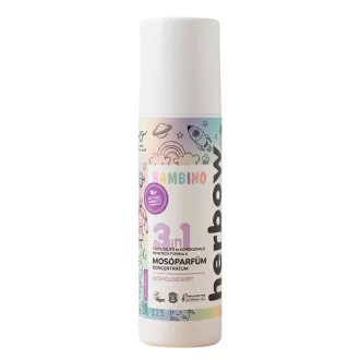   Herbow bambino 3in1 öblítő és kond. mosóparfüm konc. 200ml gyümölcsös kert málna illattal 40 mosá