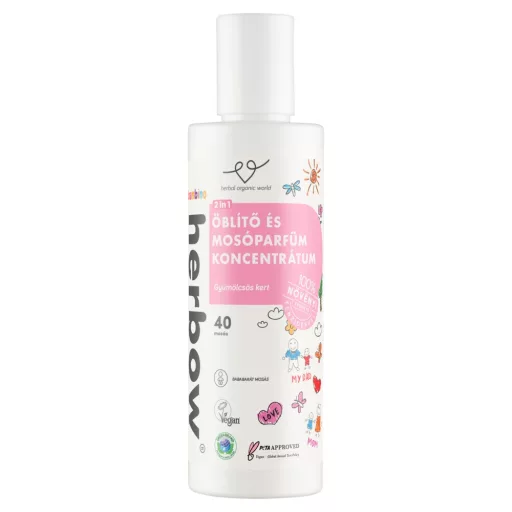 Herbow Bambino 2in1 mosóparfüm - öblítő konc. 200ml gyümölcsös kert