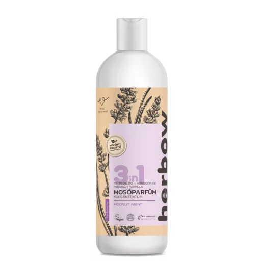 Herbow 3in1 öblítő és kond. mosóparfüm konc. 1l holdfényes éj 200 mosás