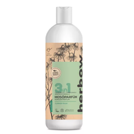 Herbow 3in1 öblítő és kond. mosóparfüm konc. 1l nyári eső 200 mosás