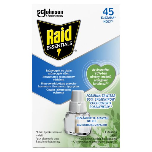 Raid elektromos párologtató ut. 45éj Essentials