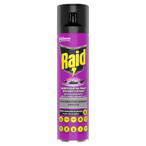 Raid univerzális rovarirtó mászó és repülő rovarok ellen 400 ml