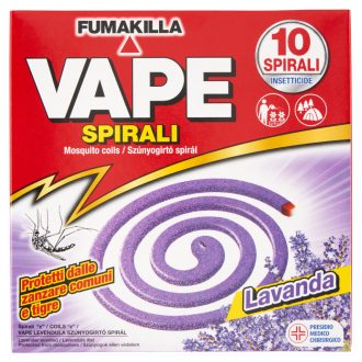 Vape szúnyogírtó spirál 10db többféle