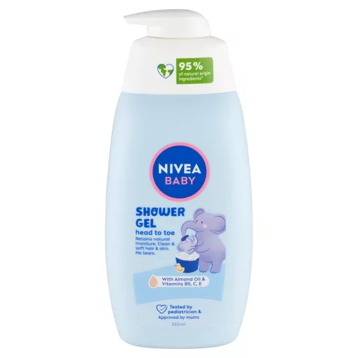 NIVEA Baby Head to Toe tusfürdő 500 ml