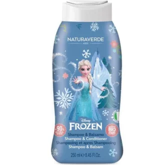  Naturaverde Org. gyermek samp. és balzs. 250ml Jégvarázs 2 búzavirág kivonattal