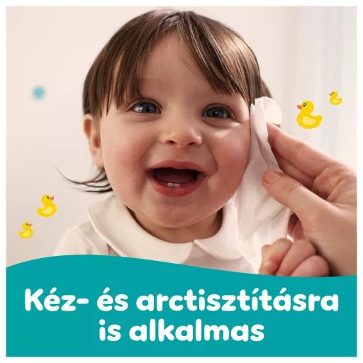 Pampers Fresh Clean Baby Nedves Törlőkendő, 12 Csomag x 52 Törlőkendő db Baba Nedves Törlőkendő