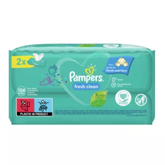 Pampers baba törlőkendő 2x52db-os Fresh Clean
