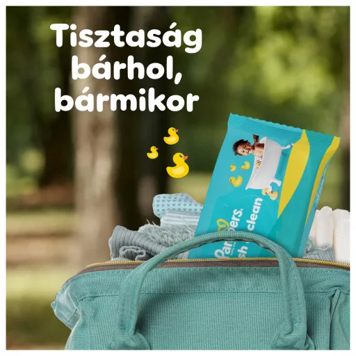 Pampers Fresh Clean Baby Nedves Törlőkendő, 3 Csomag x 80 Törlőkendő  db Baba Nedves Törlőkendő