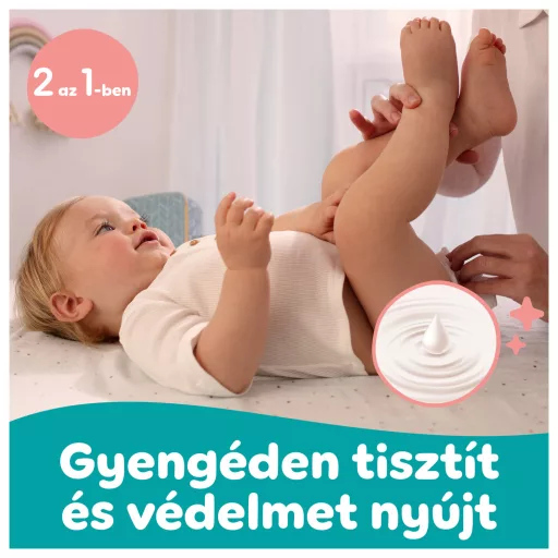 Pampers Sensitive Baby Nedves Törlőkendő, 9 Csomag x 80 Törlőkendő = 720 db Baba Nedves Törlőkendő