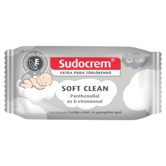 Sudocrem Soft Clean törlőkendő 55 db