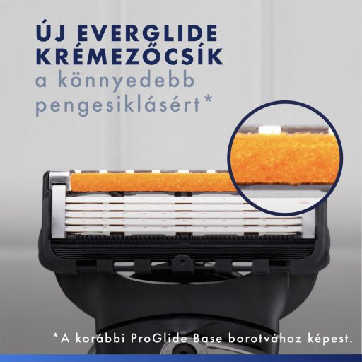 Gillette ProGlide Férfi Borotvabetétek, 4 Borotvabetétek, 5 Penge, Precíziós Nyíró