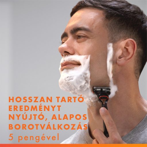 Gillette Fusion5 Borotvabetétek Férfi Borotvához, 4 Borotvabetétek, 5 Penge, Precíziós Nyíró