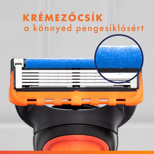 Gillette Fusion5 Borotvabetétek Férfi Borotvához, 4 Borotvabetétek, 5 Penge, Precíziós Nyíró