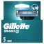 Gillette Mach3 Férfi Borotvabetétek, 5 Gillette 3 Pengés Borotvabetétek