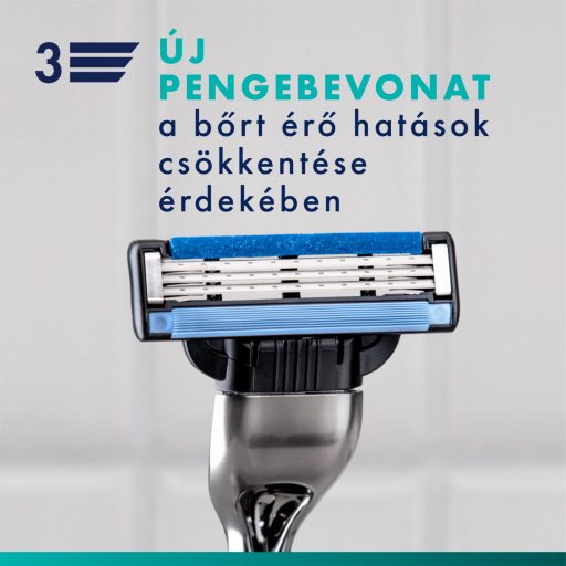 Gillette Mach3 Férfi Borotvabetétek, 5 Gillette 3 Pengés Borotvabetétek