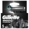 Gillette Mach3 Charcoal Férfi Borotvabetétek, 5 3 Pengés Borotvabetétek