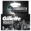 Gillette Mach3 Charcoal Férfi Borotvabetétek, 5 3 Pengés Borotvabetétek