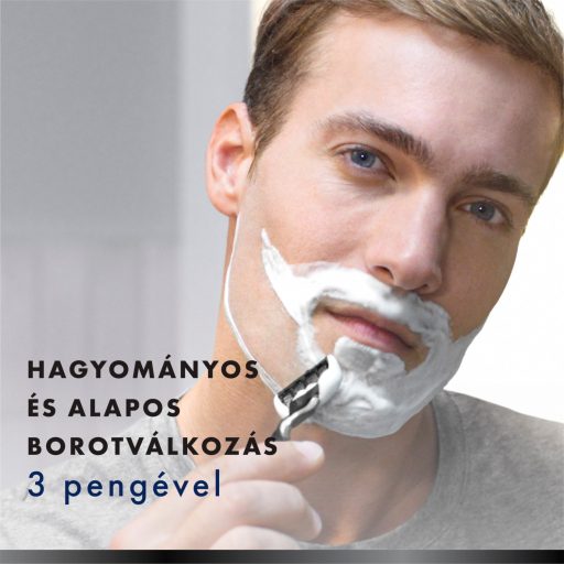 Gillette Mach3 Charcoal Férfi Borotvabetétek, 5 3 Pengés Borotvabetétek